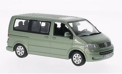 Volkswagen T5 T5 1/43 Minichamps Multivan graugr&Atilde;&frac14;n 2003 modellautos