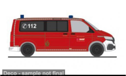 Volkswagen T6 1/87 Rietze .1 BASF Werkfeuerwehr M&uuml;nster 1:87 modellautos