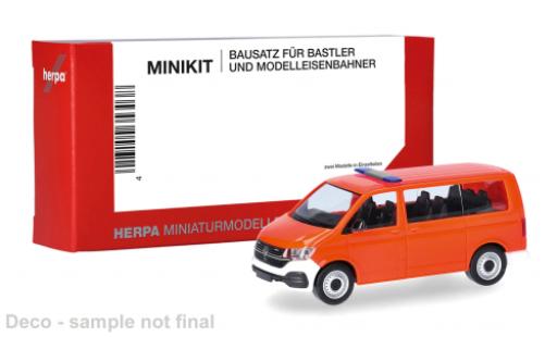 Modellautos Volkswagen T6 .1 Bus orange 1/87 Herpa MiniKit