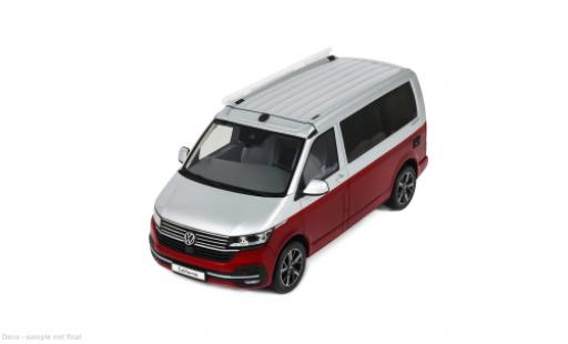 Volkswagen T6 1/18 Ottomobile .1 California Ocean silber/rot 2021 1:18 modellautos