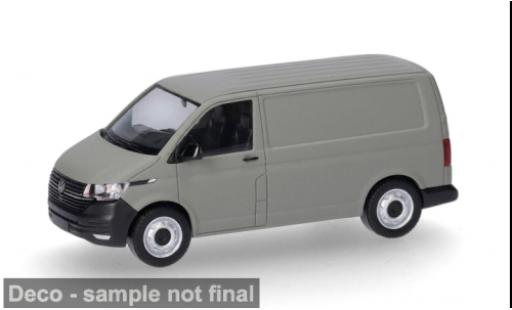 Modellautos Volkswagen T6 Kasten grau 1/87 Herpa