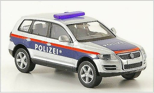 Volkswagen Touareg Base 1/87 Wiking Bundespolizei osterreich modellautos