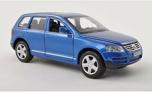 Volkswagen Touareg Base 1/24 Burago I blau modellautos