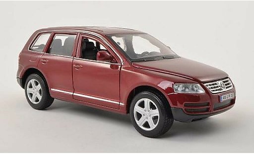 Volkswagen Touareg Base 1/24 Burago I rot modellautos