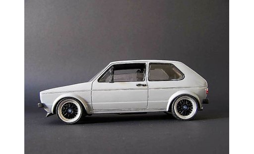 Volkswagen Golf GTI 1/18 Solido grau jantes tsw 18 pouces pinstriping modellautos