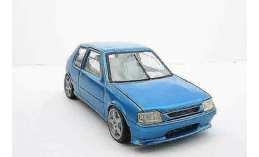 Peugeot 205 GTI 1/18 Solido blau tuning modellautos