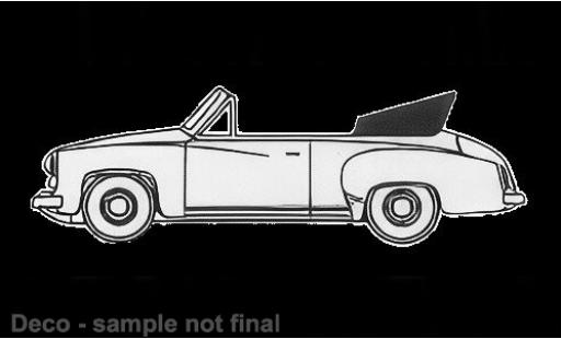 Modellautos Wartburg 311 Cabriolet weiss 1959 1/87 Brekina