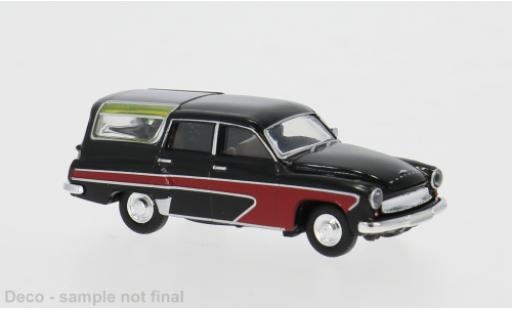 Wartburg 311 1/87 Brekina Camping schwarz/rot 1959 1:87 modellautos