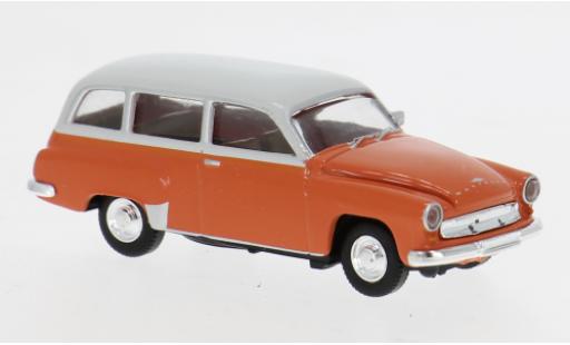 Wartburg 311 1/87 Brekina Kombi orange/grau 1959 1:87 modellautos