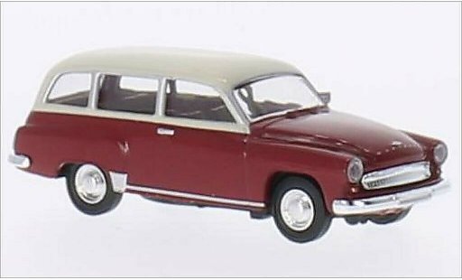 Wartburg 311 Kombi 1/87 Brekina rot/beige modellautos
