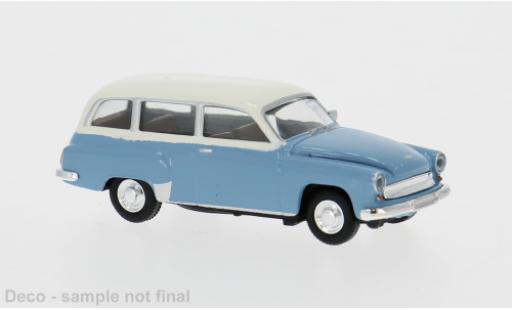 Wartburg 311 1/87 Brekina Kombi blau/weiss 1959 1:87 modellautos