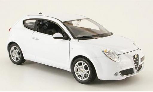 Alfa Romeo Mito 1/24 Welly MiTo weiss 1:24 modellautos