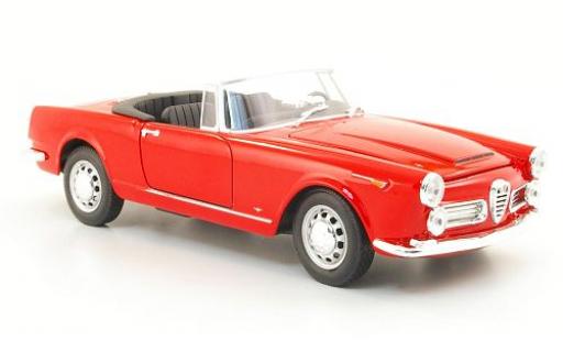 Modellautos Alfa Romeo Spider 1/24 Welly 2600 rot 1960 sans Vitrine Alfa Romeo Spider 1/24 Welly 2600 rot 1960 sans Vitrine modellautos