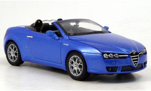 Alfa Romeo Spider 1/24 Welly met.-blau offen 1:24 modellautos