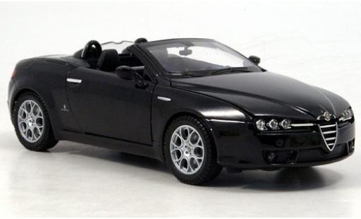 Alfa Romeo Spider 1/24 Welly schwarz offen 1:24 modellautos