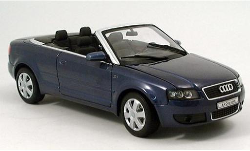 Modellautos Audi A4 1/18 Welly Cabriolet dkl.-blau 2002 1:18 Audi A4 1/18 Welly Cabriolet dkl.-blau 2002 1:18 modellautos