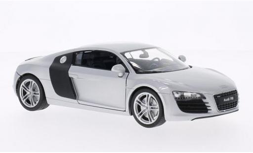 Audi R8 1/24 Welly V10 silber/carbon modellautos