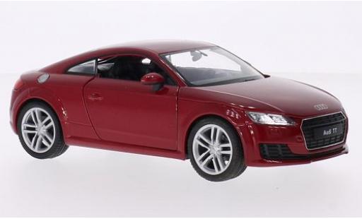 Audi TT 1/24 Welly (8S) mettalic rot 2014 modellautos