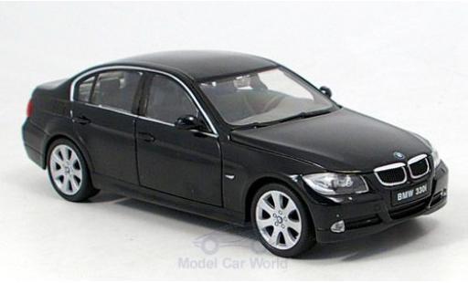 Bmw 330 1/24 Welly i schwarz 2005 modellautos
