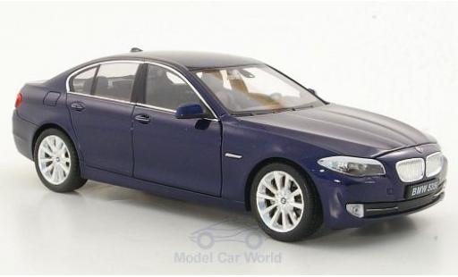 Bmw 535 F10 1/24 Welly i (F10) mettalic blau modellautos