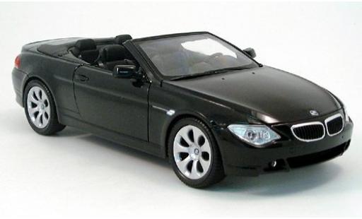 Modellautos Bmw 645 1/18 Welly CI Cabriolet schwarz 2004 1:18 Bmw 645 1/18 Welly CI Cabriolet schwarz 2004 1:18 modellautos