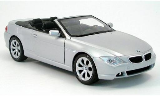 Modellautos Bmw 645 1/18 Welly CI Cabriolet silber 2004 1:18 Bmw 645 1/18 Welly CI Cabriolet silber 2004 1:18 modellautos