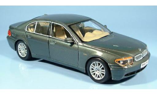 Bmw 745 1/24 Welly i met. grün 2002 1:24 modellautos