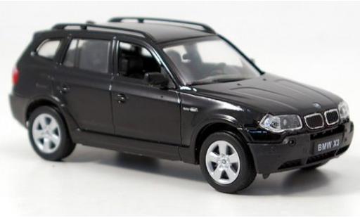 Bmw X3 1/43 Welly schwarz 1:43 modellautos
