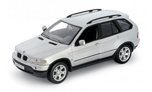 Bmw X5 1/24 Welly silber 1:24 modellautos
