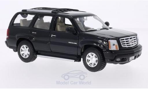 Cadillac Escalade 1/24 Welly schwarz 2002 modellautos