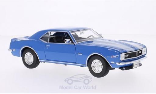 Chevrolet Camaro 1/24 Welly Z28 blau/weiss 1968 ohne Vitrine modellautos
