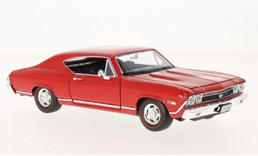 Chevrolet Chevelle 1/24 Welly SS 396 rot 1968 modellautos