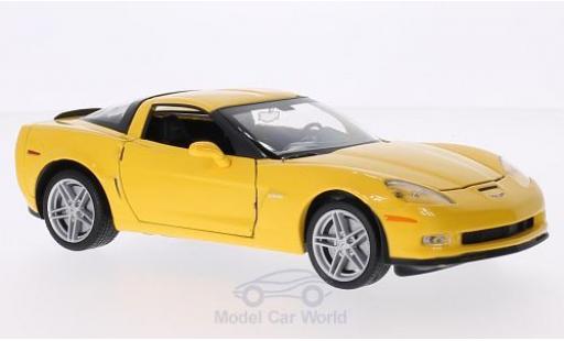 Chevrolet Corvette C6 1/24 Welly (C5) Z06 gelb 2007 modellautos