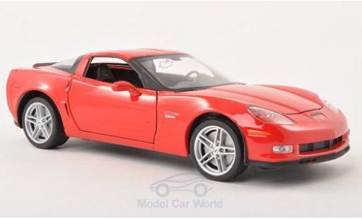 Chevrolet Corvette 1/24 Welly Z06 rot 2007 modellautos