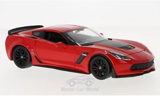 Chevrolet Corvette 1/24 Welly Z06 rot 2017 modellautos