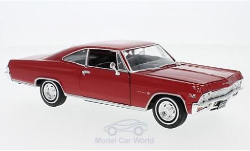 Chevrolet Impala 1/24 Welly SS 396 rot 1965 modellautos