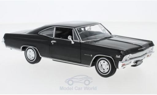 Chevrolet Impala 1/24 Welly SS 396 schwarz 1965 modellautos