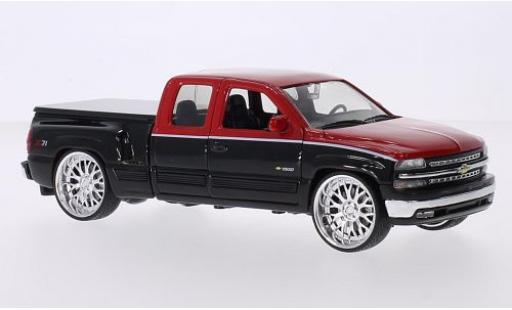 Chevrolet Silverado 1/24 Welly Extended Cab Tuning rot/schwarz 1999 Protection de surface de chargement détachable modellautos