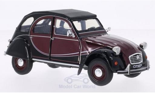 Citroen 2CV 1/24 Welly 6 Charleston rot/schwarz modellautos