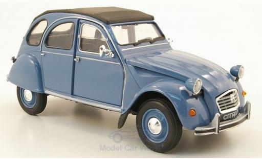 Citroen 2CV 1/24 Welly blau ohne Vitrine modellautos