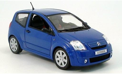 Modellautos Citroen C2 1/18 Welly blau 2003 1:18 Citroen C2 1/18 Welly blau 2003 1:18 modellautos