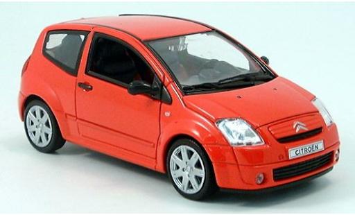 Citroen C2 1/24 Welly rot 2004 1:24 modellautos