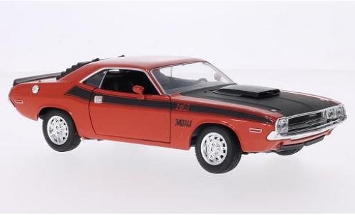 Modellautos Dodge Challenger 1/24 Welly T/A orange/matt-schwarz 1970 Dodge Challenger 1/24 Welly T/A orange/matt-schwarz 1970 modellautos