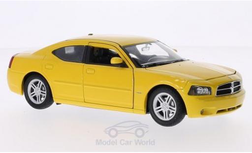 Dodge Charger 2006 1/24 Welly R/T gelb 2006 modellautos