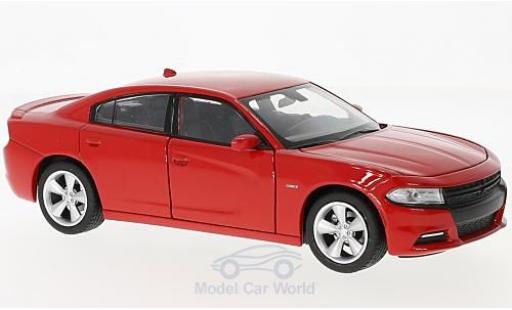 Dodge Charger 1/24 Welly R/T rot 2016 modellautos