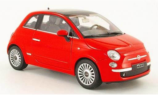 Fiat 500 1/18 Welly rot 2007 1:18 modellautos