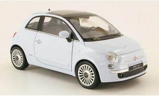Fiat 500 1/24 Welly weiss 2007 1:24 modellautos