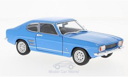 Ford Capri 1/24 Welly I 1600 GT XLR blau 1969 modellautos