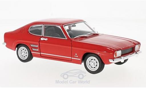 Ford Capri 1/24 Welly I 1600 GT XLR rot 1969 modellautos