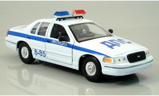 Ford Crown 1/24 Welly Victoria Polizei Moskau 1:24 modellautos
